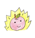 手書き ゆるかわりんご 日常編（個別スタンプ：22）