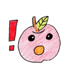 手書き ゆるかわりんご 日常編（個別スタンプ：24）