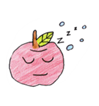 手書き ゆるかわりんご 日常編（個別スタンプ：25）
