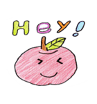 手書き ゆるかわりんご 日常編（個別スタンプ：39）