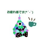 手描きカラフルモンスター☆（個別スタンプ：2）