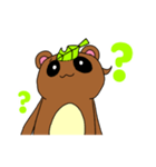 癖毛があるたぬきさん（個別スタンプ：14）