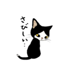 かわいいネガティヴ猫たち（個別スタンプ：1）