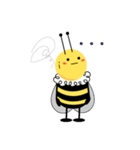 毎日を楽しくする「きままなみつばちくん」（個別スタンプ：16）