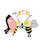 毎日を楽しくする「きままなみつばちくん」（個別スタンプ：19）