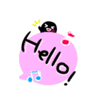 デカ文字！カラフルふきだしandかげまる☆（個別スタンプ：2）