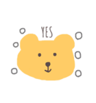 日常で使える ゆるくまの、るーちゃん1（個別スタンプ：4）