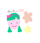 おさげの苺ちゃん（個別スタンプ：1）