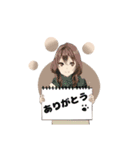 美少女日常スタンプ（個別スタンプ：7）
