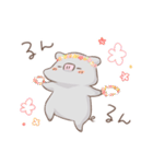 こぶたのぶぶとん まるっとスタンプ（個別スタンプ：35）