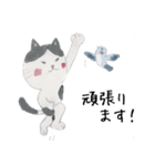 モーちゃんと駅長さん 1（個別スタンプ：6）