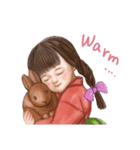 ほんわか少女の、ごあいさつ（個別スタンプ：6）