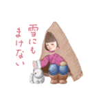 ほんわか少女の、ごあいさつ（個別スタンプ：11）