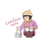ほんわか少女の、ごあいさつ（個別スタンプ：14）