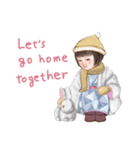 ほんわか少女の、ごあいさつ（個別スタンプ：16）
