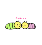 使える！カワイイいもむしくん！（個別スタンプ：10）