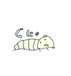 使える！カワイイいもむしくん！（個別スタンプ：17）
