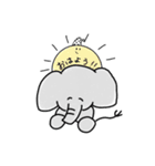 ほのぼのカップル ぞうさんといっしょ！（個別スタンプ：7）