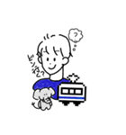 ほのぼのカップル ぞうさんといっしょ！（個別スタンプ：16）
