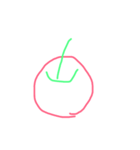 下手すぎるフルーツの絵（個別スタンプ：2）