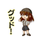 謎が好きな女の子？スタンプ（個別スタンプ：3）