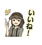 謎が好きな女の子？スタンプ（個別スタンプ：11）