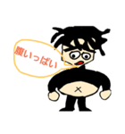 天然パーマの男（個別スタンプ：8）