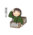 布団と女の子（個別スタンプ：3）