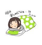布団と女の子（個別スタンプ：16）