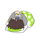 布団と女の子（個別スタンプ：17）