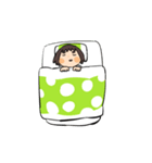 布団と女の子（個別スタンプ：22）
