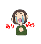 布団と女の子（個別スタンプ：40）