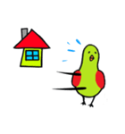 トリさんシンプルスタンプ（個別スタンプ：1）
