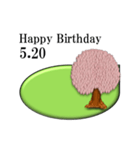 ある木から<5月誕生日>（個別スタンプ：20）