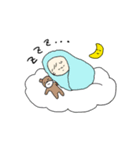 あかちゃんの様子を伝えるスタンプ（個別スタンプ：8）