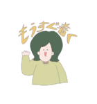 大学生に使ってほしい女の子（個別スタンプ：18）