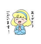 のんびりガール（個別スタンプ：4）