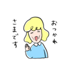 のんびりガール（個別スタンプ：7）