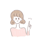 あざとい女の子たち（個別スタンプ：17）