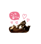 チョコ色チワワのチョコたんpink（個別スタンプ：16）