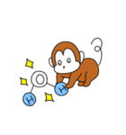 研究室サル（個別スタンプ：14）