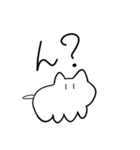 ふつうのネコチャァァンスタンプ（個別スタンプ：6）