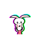 ハッピーラッキーウサギ : ドット（個別スタンプ：20）