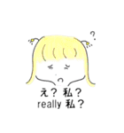 宇宙人系女子ーず。（個別スタンプ：30）