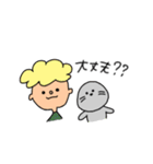 フレッドと無表情なアシカくん。（個別スタンプ：6）