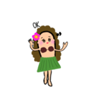 Hula cocoスタンプ（個別スタンプ：4）