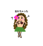 Hula cocoスタンプ（個別スタンプ：8）