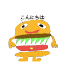 バーガーくん2（個別スタンプ：3）