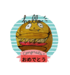 バーガーくん2（個別スタンプ：4）