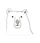 だらっとしろくま（個別スタンプ：1）
